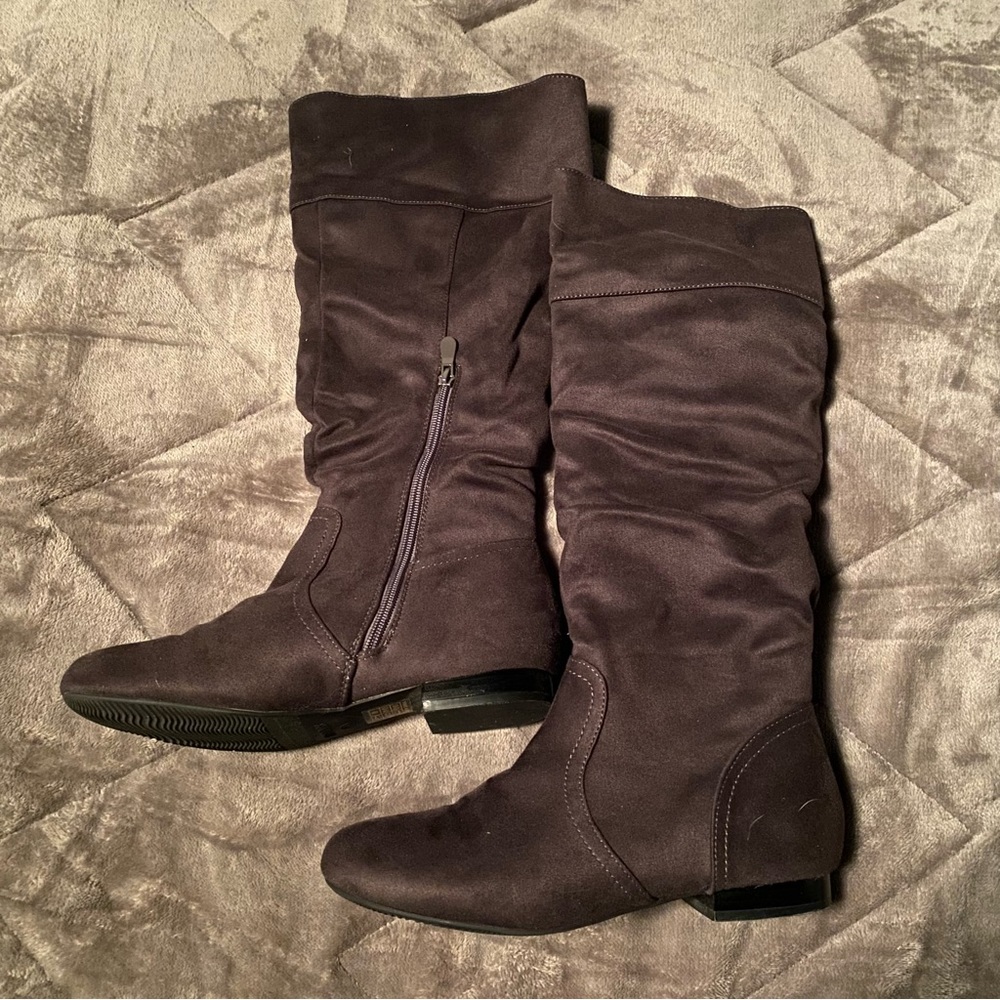 Dark Gray Boots